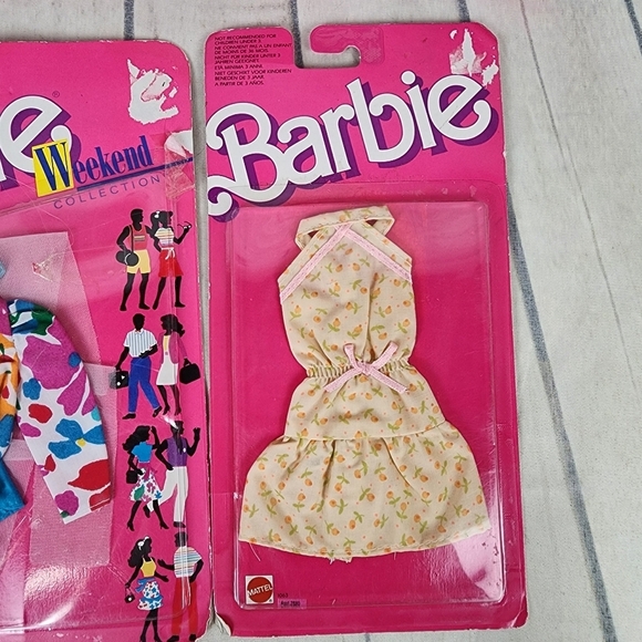 Vintage 80s Barbie Clothing Deadstock Set of 4 Packages 1 Flair Ski Outfit - Picture 14 of 16